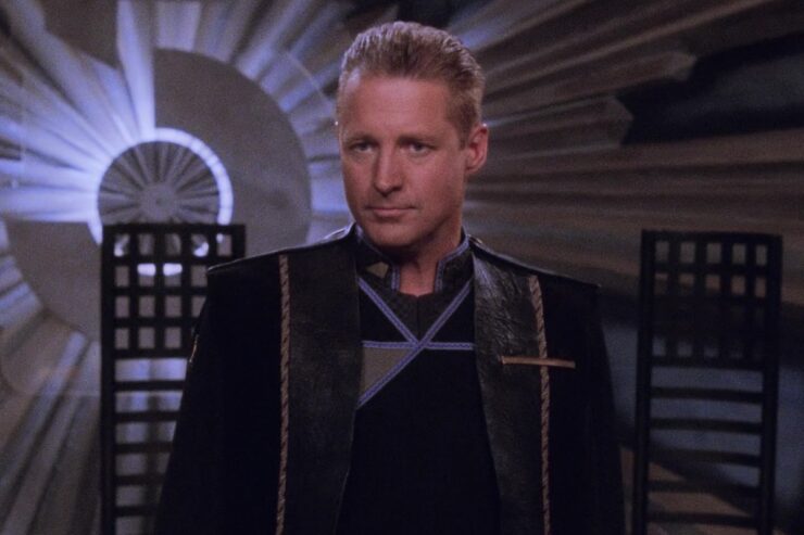 Sheridan (Bruce Boxleitner) in Babylon 5 "No Surrender, No Retreat"