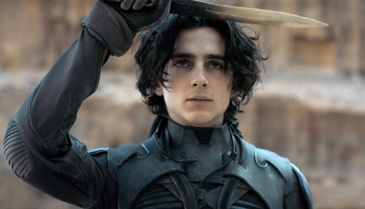 Timothée Chalamet as Paul Atreides in Dune