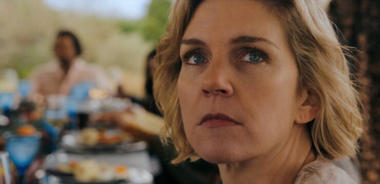 Carol looking up in Pluribus S1 "Pirate Lady"