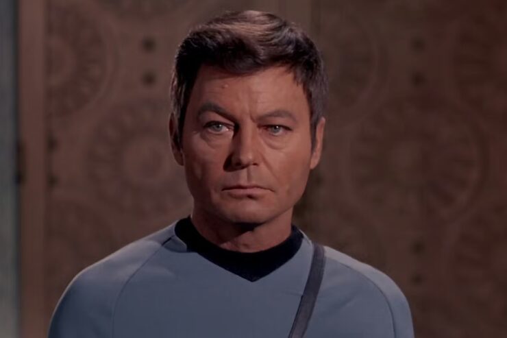 DeForest Kelley as Leonard "Bones McCoy" in Star Trek: The Original Series