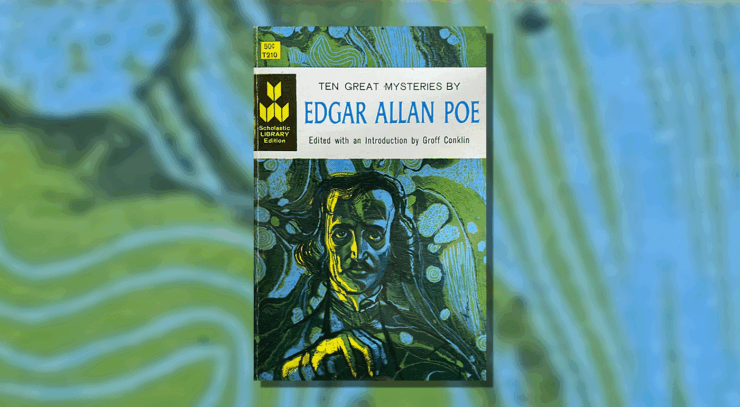 cover of Ten Great Mysteries by Edgar Allan Poe (TAB, 1960)