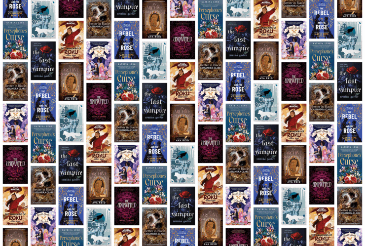 Mosaic of 9 covers of December 2025's new young adult SFF releases