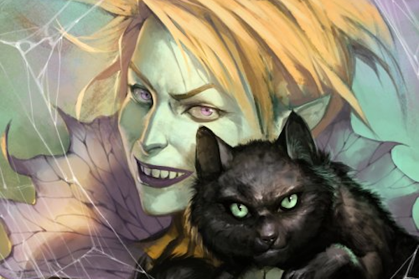 Detail from the cover of Nightmare Magazine issue 157 (Art by Alexandra Petruk / Adobe Stock)